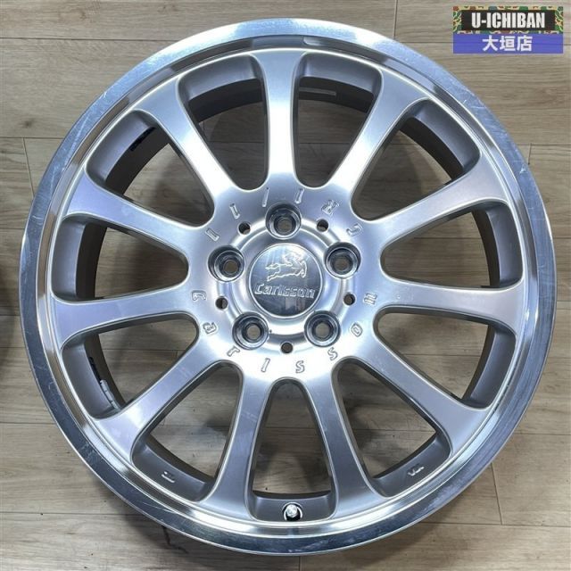 80系ノア ヴォクシー C HR レヴォーグ ヴェゼル オデッセイ 等 カールソン 1 11 7 5 18 55 H 114 3 18インチ ホイール 4本セット 002 R