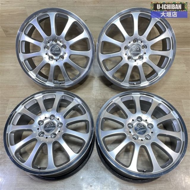 80系ノア ヴォクシー C HR レヴォーグ ヴェゼル オデッセイ 等 カールソン 1 11 7 5 18 55 H 114 3 18インチ ホイール 4本セット 002 R
