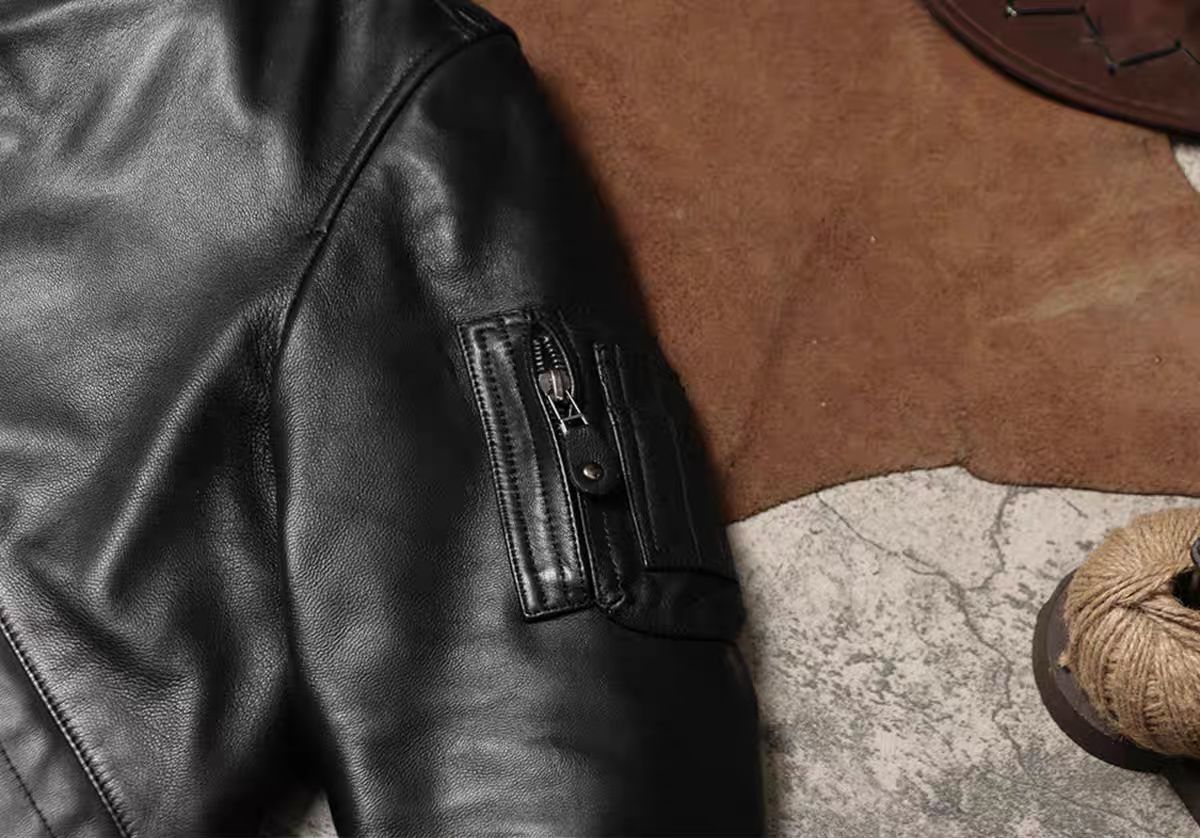 山羊革＋中綿着脱式ライナー