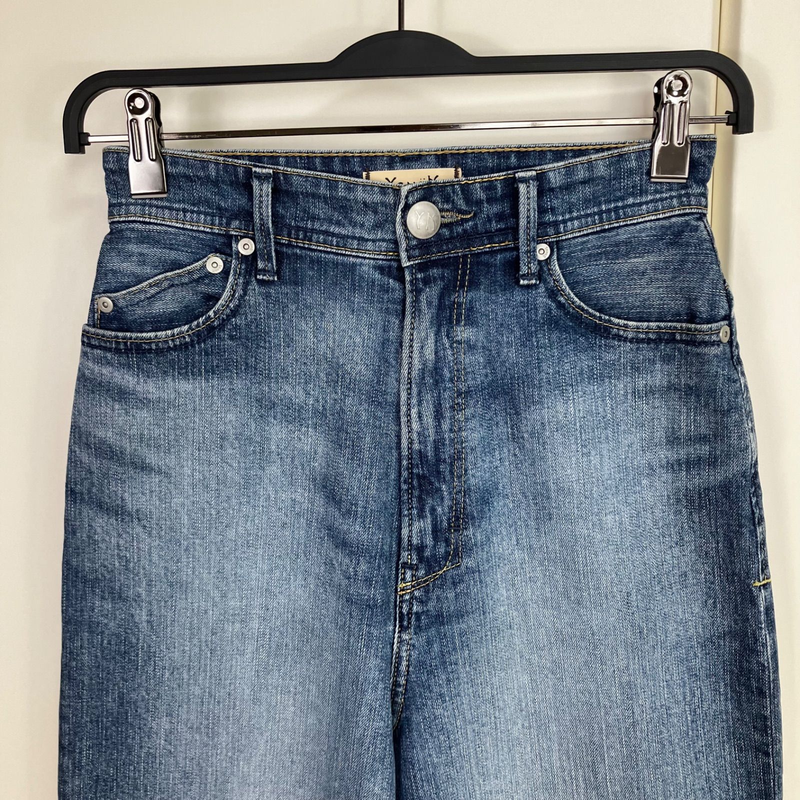 YANUK ルーズストレート JOAN 23 FVB ライトブルー ヤヌーク デニム