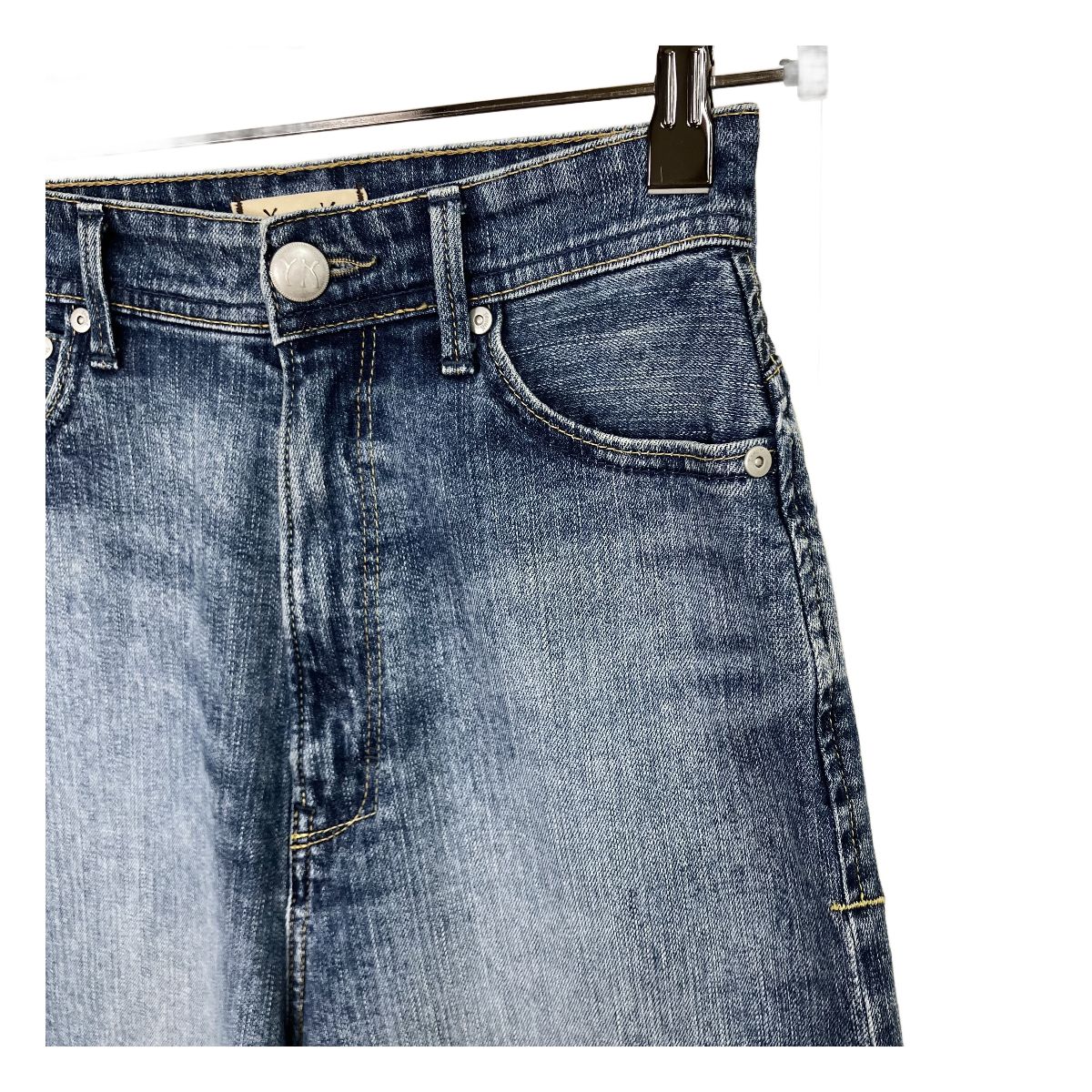 YANUK ルーズストレート JOAN 23 最も安い FVB ライトブルー ヤヌーク