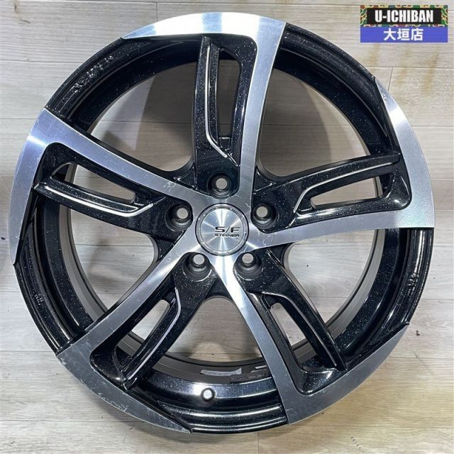 プリウス インプレッサ 等 シュタイナー SF C 7 17 48 5 H 100 17インチ ホイール 4本セット 002 R