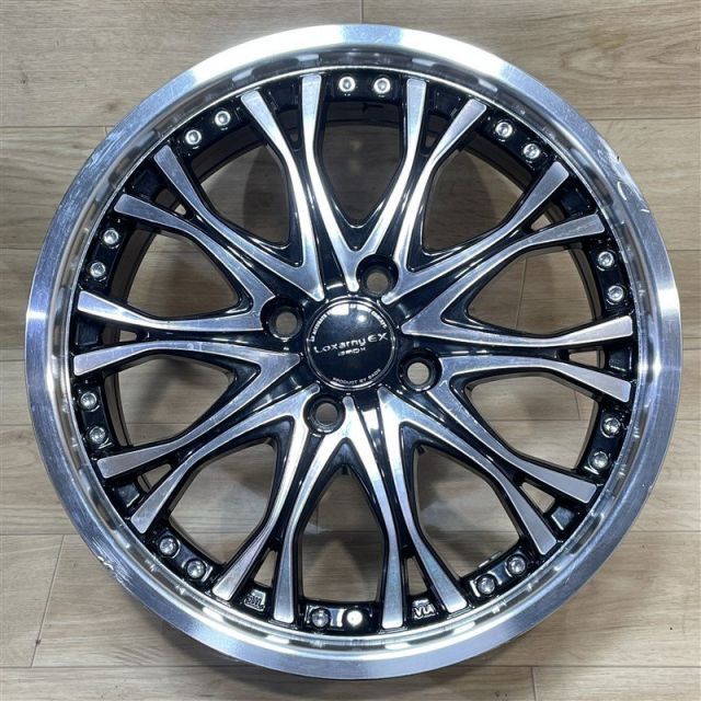 フィット フリード4穴車 等 ロクサーニEX 6 5 16 52 4 H 100 16インチ ホイール 4本セット 009