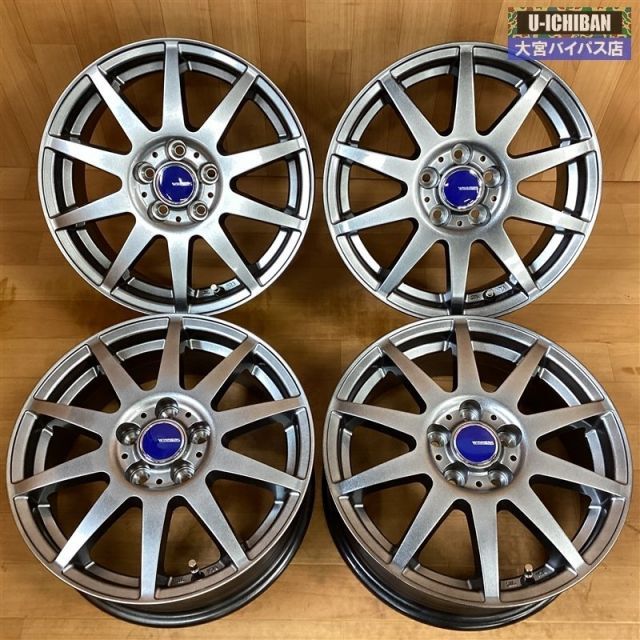 アウトレット品 CF 01 15インチ 6 0 J 43 5 H 100 ホイールのみ 4本セット ～50系プリウス カローラツーリング シエンタ など 004