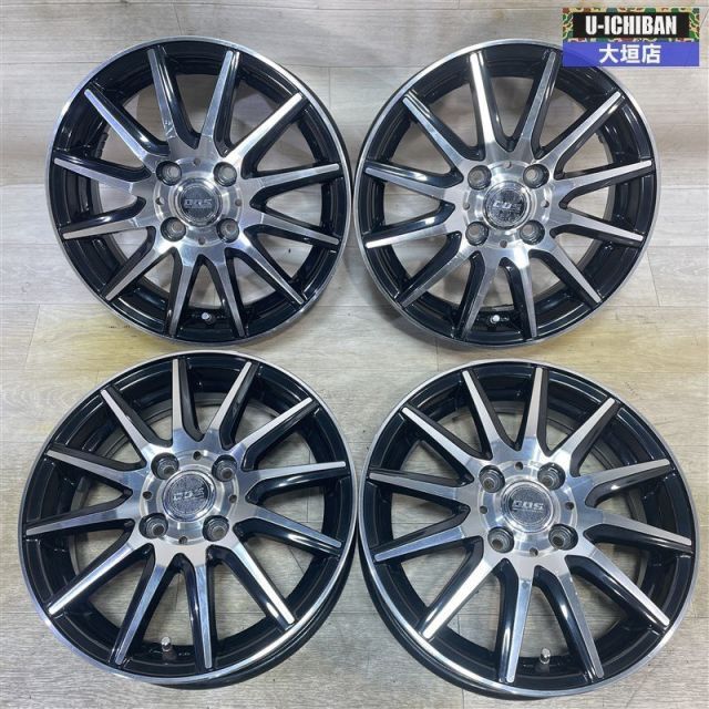 軽 軽自動車 等 DOS 4 5 14 45 H 100 14インチ ホイール 4本セット 002 R