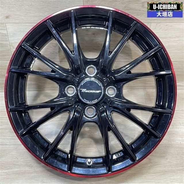 軽 軽自動車 等 プレシャス 4 5 15 45 H 100 15インチ ホイール 4本セット 002 R