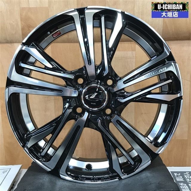 アウトレット品 レオニスAR 15インチ 4 5 J 45 H 100 PBMC 4本 N BOX WGN ルークス デイズ ワゴンR ムーヴ等 ＃ 002