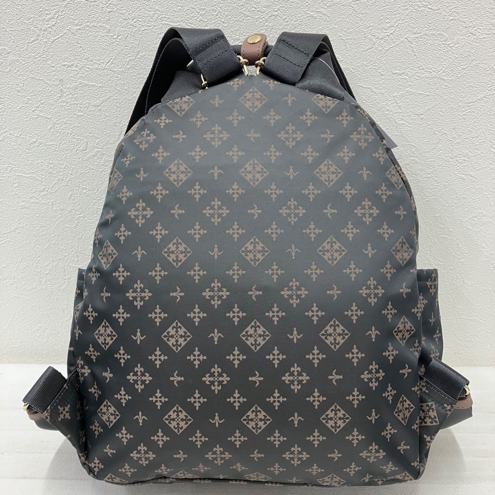 7188 russet ラシット リュック バックパック モノグラム 総柄 グレー