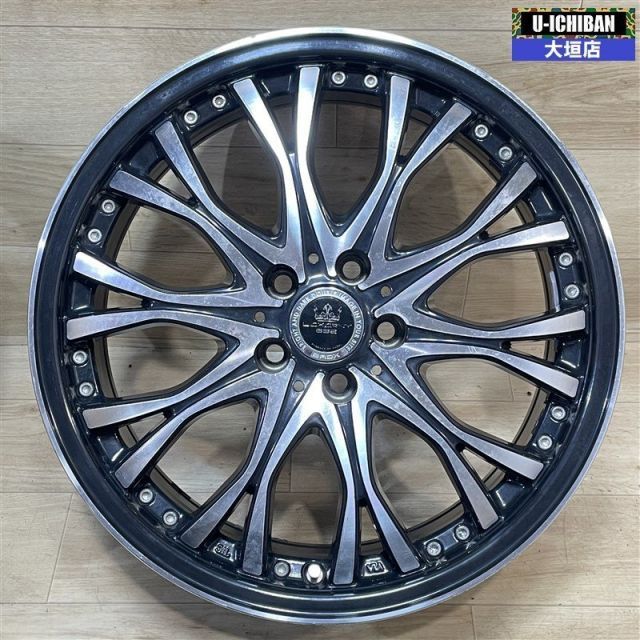 プリウス カローラスポーツ カローラツーリング 等 ロクサーニ 7 17 48 5 H 100 17インチ ホイール 4本セット 002 R