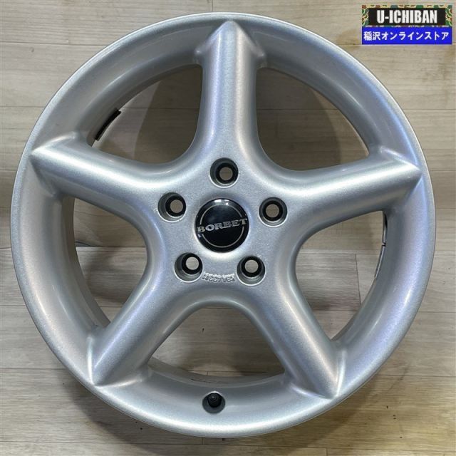 アウディ ベンツ 等 BORBET 7 5 16 38 H 112 16インチ ホイール 4本セット 009 k