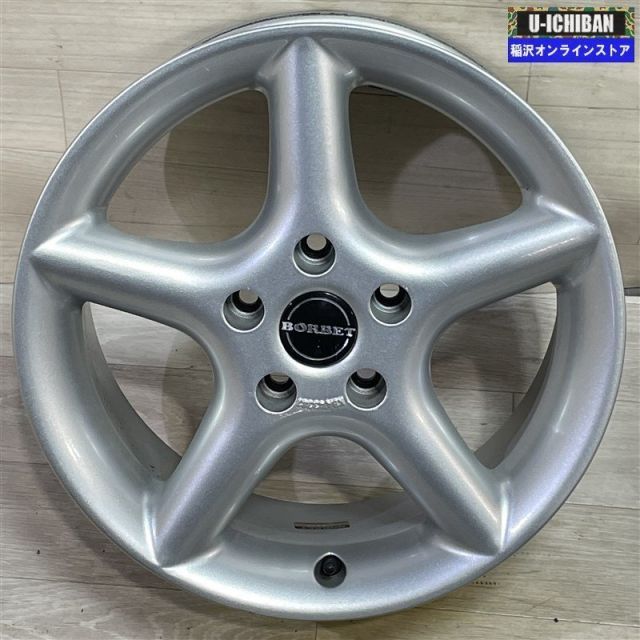  アウディ ベンツ 等 BORBET 7 5 16 38 H 112 16インチ ホイール 4本セット 009 k 16インチ ホイール