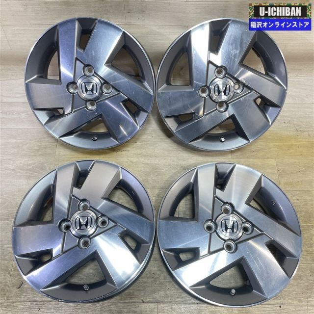 ゼスト 等 ホンダ 4 5 14 45 H 100 14インチ ホイール 4本セット 009