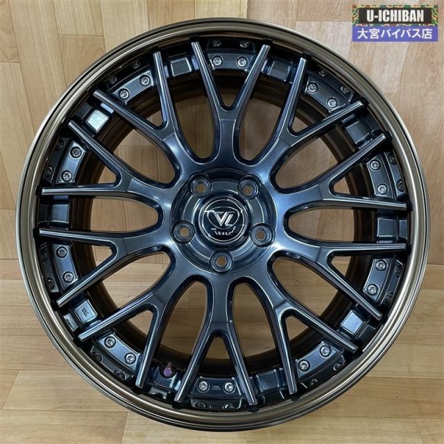  KUHL VERZ KCV 01 8 0 J 19インチ 37 5 H 114 3 O disk クリスタルブラック amp ブロンズリム ホイールのみ 4本セット シビック FK FL系 等 004 19インチ ホイール