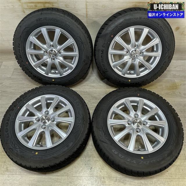 フィット 等 VEX 5 14 50 4 H 100 2020年製 グッドイヤー アイスナビ6 175 70 R 14インチ スタッドレス 4本セット 009 k