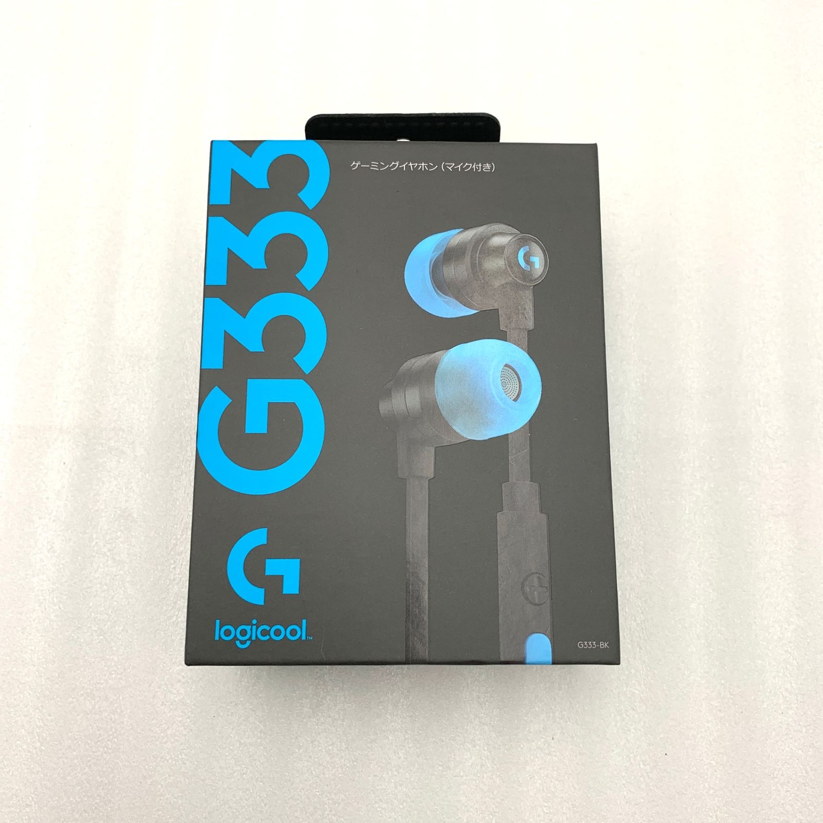 ロジクール　LOGICOOL マイク付きゲーミングイヤホン G333-BK ブラック (セ)