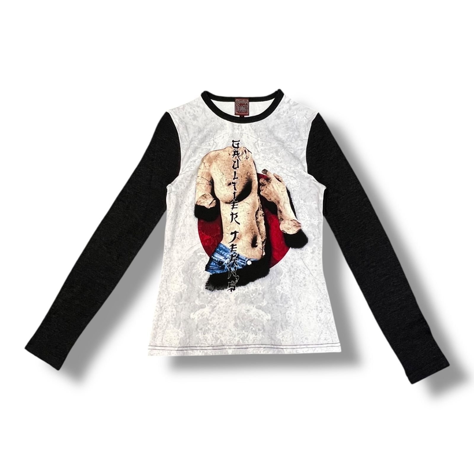 90s ジャンポールゴルチエ パワーネット カットソー Jean Paul Gaultier Power net long sleeve T-hirt パワーネットロング