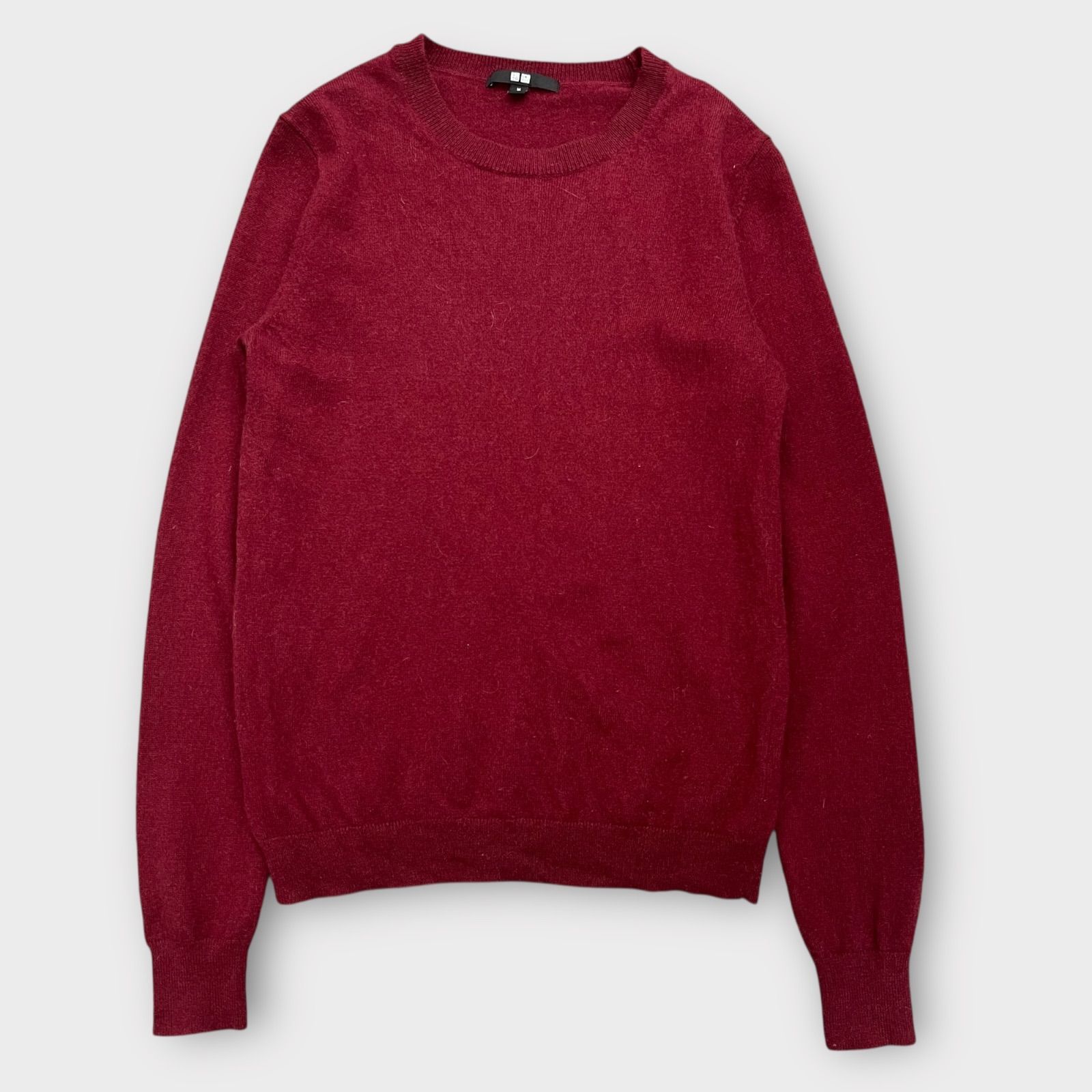 UNIQLO カシミヤ100% カシミヤクルーネックセーター ユニクロ Mサイズ 