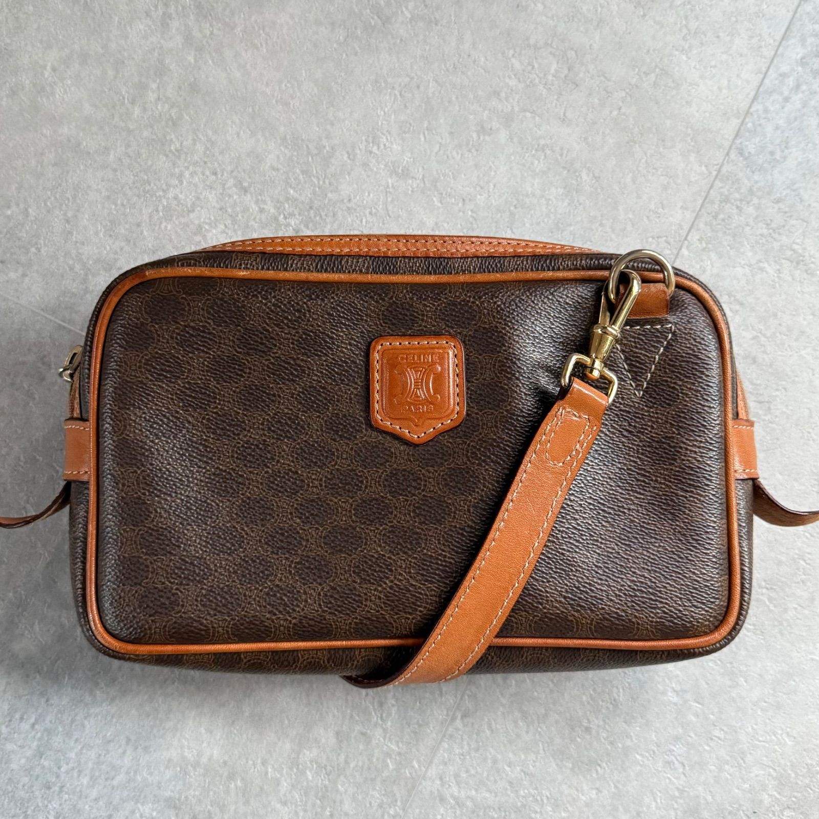 ✨CELINE マカダム トリオンフ 2way ドーム ショルダーバッグDM93 ✨CELINE マカダム トリオンフ 2way ドーム ショルダーバッグDM93