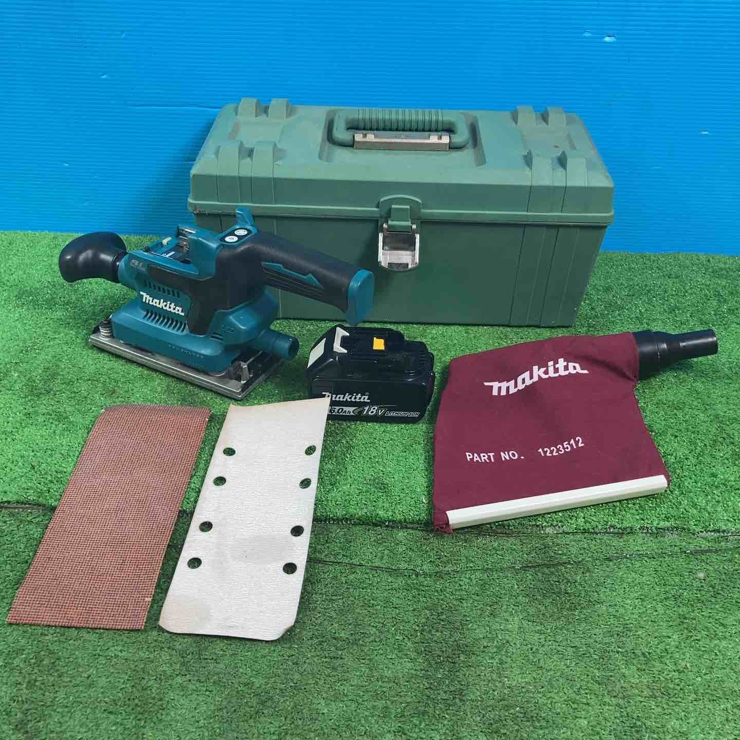 マキタ makita コードレス仕上サンダー BO 380 DZ 18 V 6.0 Ahバッテリー付