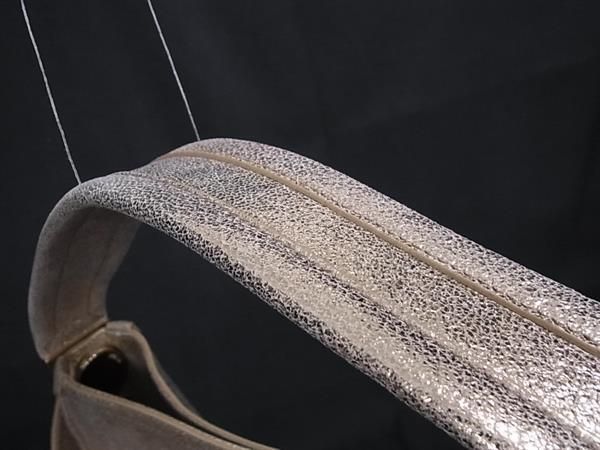 FURLA フルラ ハンドバッグ ホーボーバッグ ゴールド系 レザー 割引  