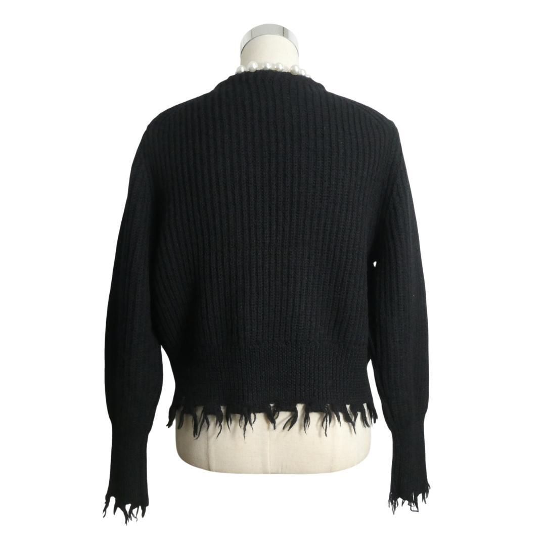 MADISON BLUE マディソンブルー サイズ01 ニット カーディガン パール