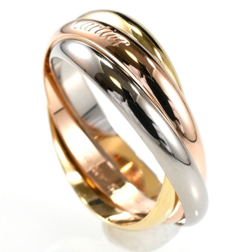 Cartier カルティエ トリニティリング SM 3連リング K 18 スリー SIZE 57 Au 750 指輪