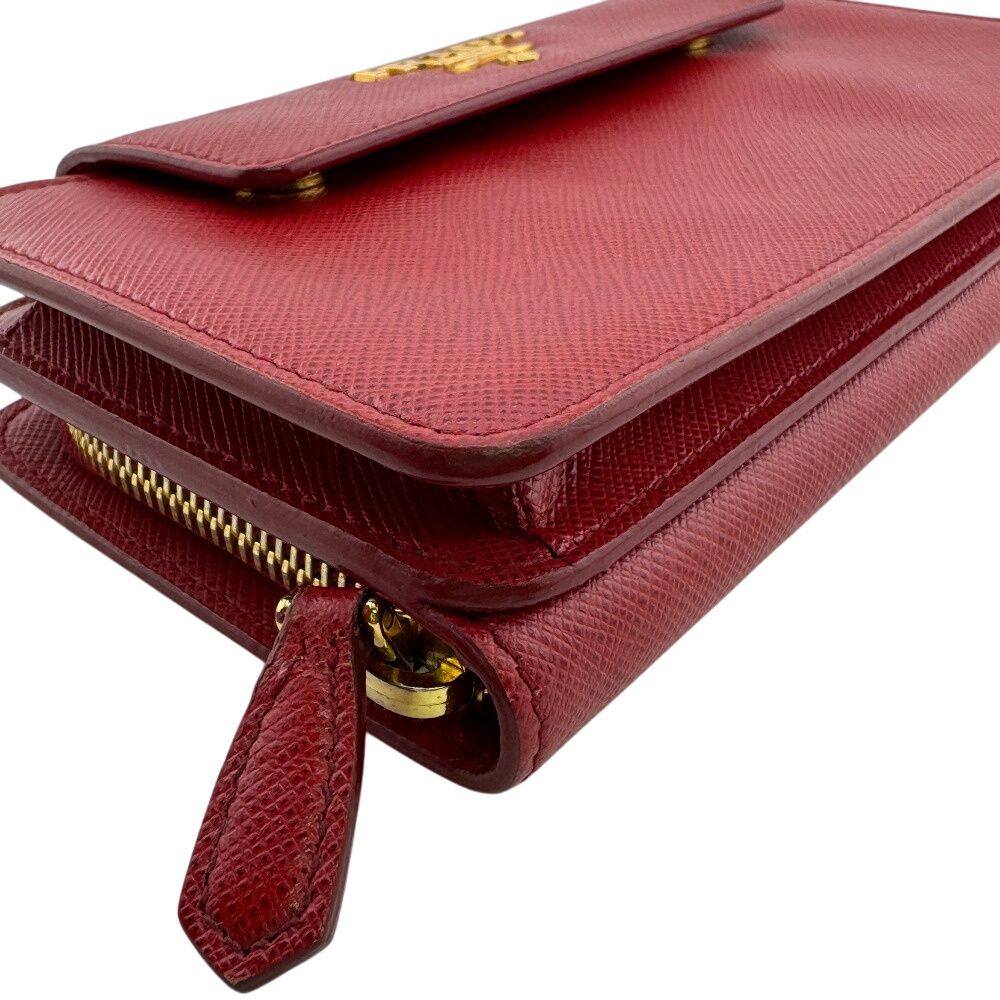 ウォレットチェーン レッド