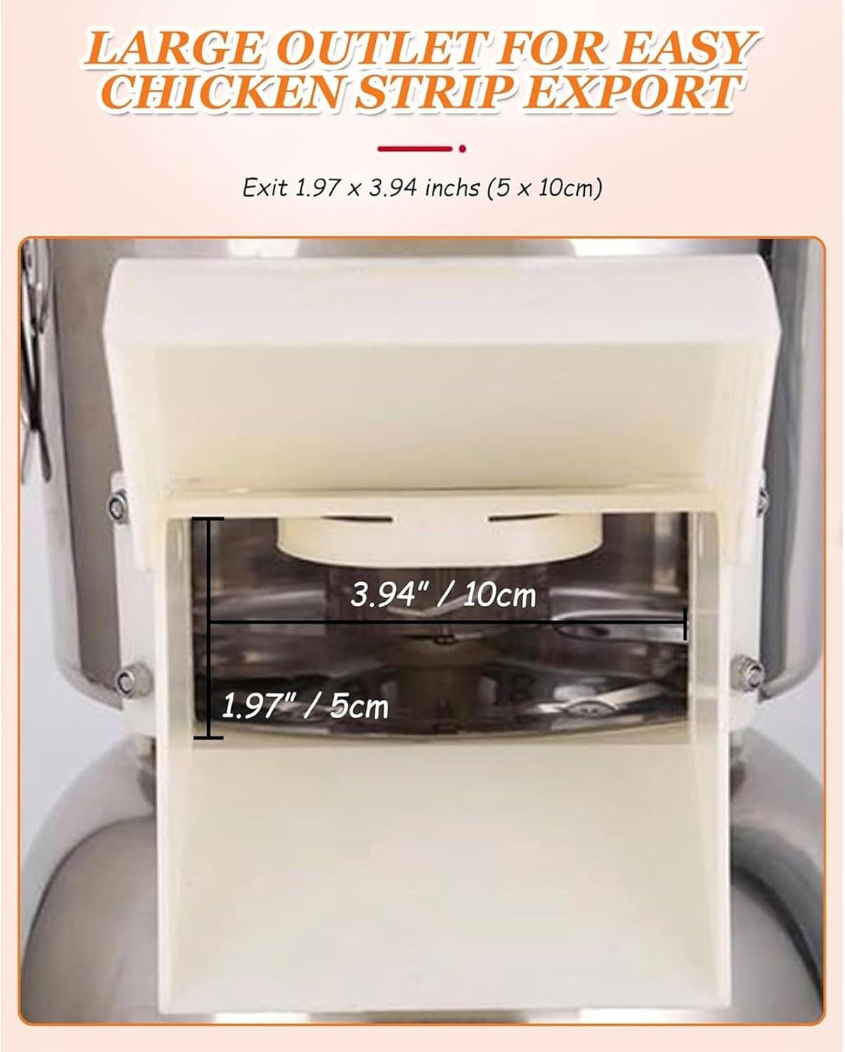 推薦 ポータブル電動チキンブレストスライサー 180 Wプロフェッショナルデスクトップ調理済み肉シュレッダー 120ポンド 時の食品カッター 家庭 加工工場 レストラン スーパーマーケット用