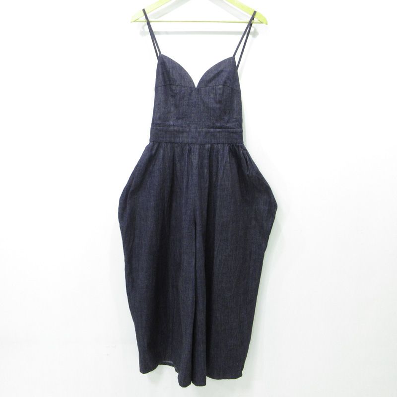 AEWEN MATOPH | イウエンマトフ デニムビスチェサロペット ネイビー サイズ 36 112