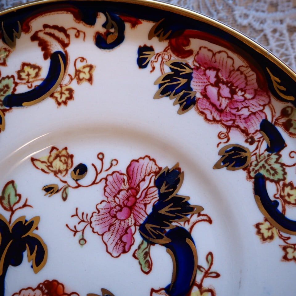 激レア 英国メイソンズ ブルーマンダレイ トリオC カップ＆ソーサー F2