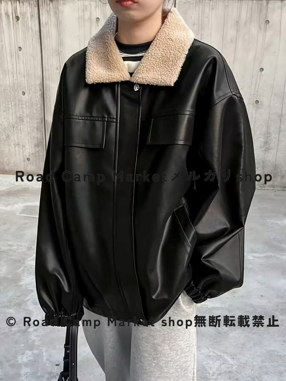  ジャケット レディース 韓国風 レトロ フルジップ 冬 秋 ルーズフィット コート ターン フルジップフロント 手洗い 耐寒性アウター カジュアル プロフェッショナルな服装 お洒落 かっこいい ヴィンテージ風スタイル ドライクリーニング不可 その他 ジャケット アウター