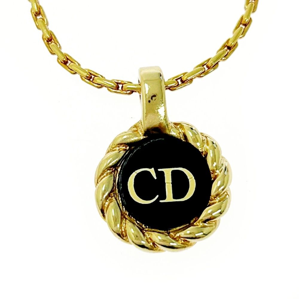 Christian Dior クリスチャンディオール GP CDロゴ ネックレス