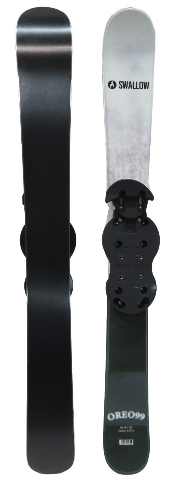 2025 26モデル SWALLOW スワロー ボードブーツファン 2点セット OREO 99 P WHT cm PLATE