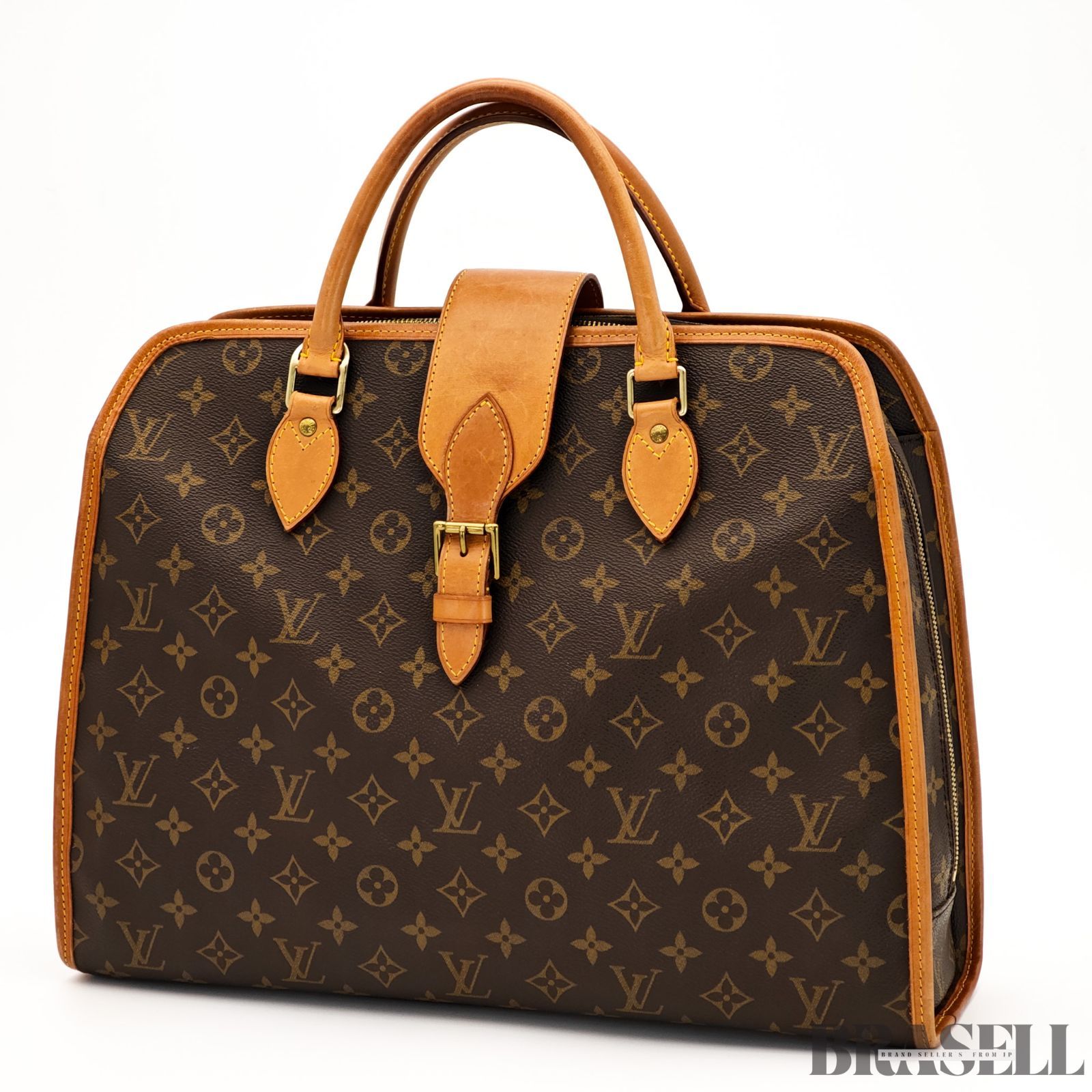 LOUIS VUITTON モノグラム リヴォリ M 53380ビジネ スバッグ 53380 バッグ ハンドバッグ ビジネスバッグ ブラウン レディース メンズ