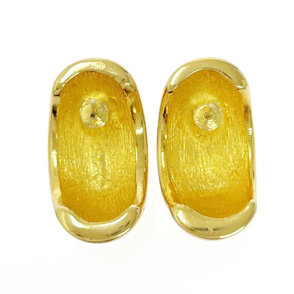 ◇クリスチャンディオール◇ラインストーン/CDロゴ/ピアス/ゴールド/ブランド 中古】Christian Dior クリスチャンディオール GP ラインストーン