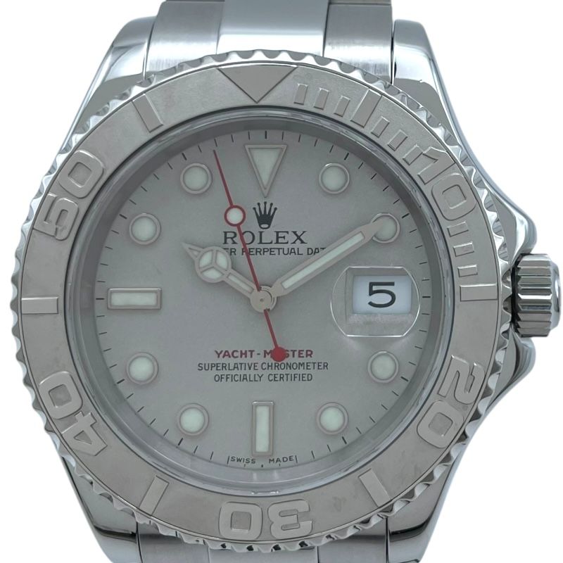 ロレックス ROLEX ヨットマスター 16622 シルバー Pt/SS 自動巻き