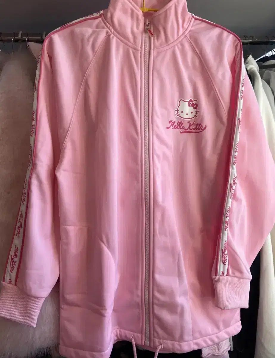 クラシック HELLO KITTY ピンク トレーナー セットアップ ジャージ トレーニングパンツ