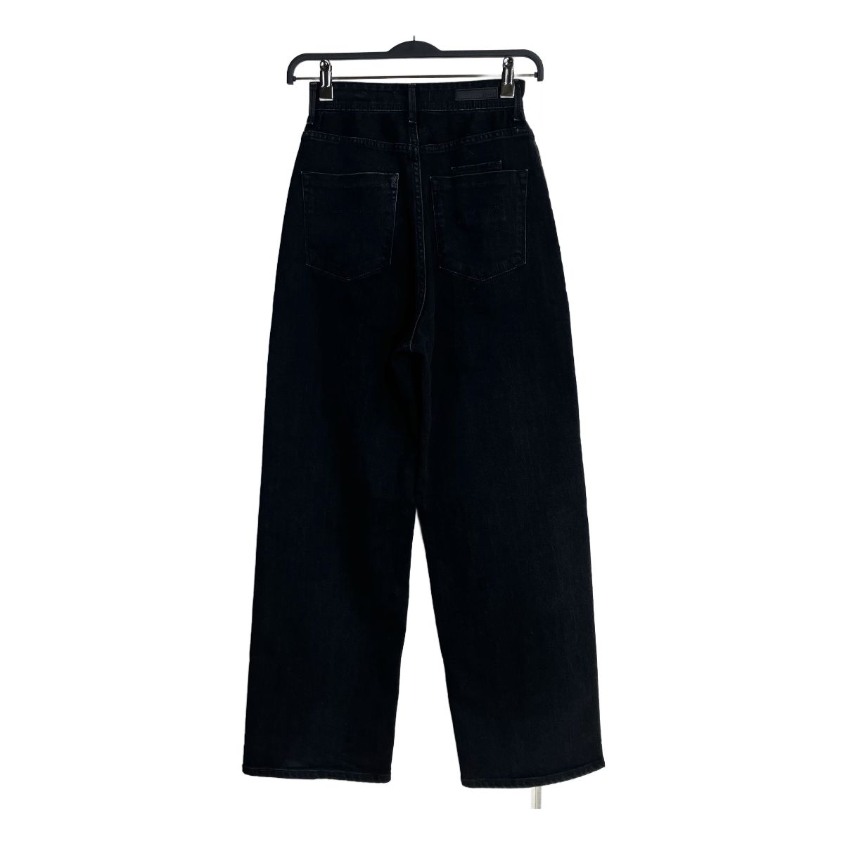 YANUK ルーズストレート JOAN 22 OBK ブラック 黒 ヤヌーク デニム