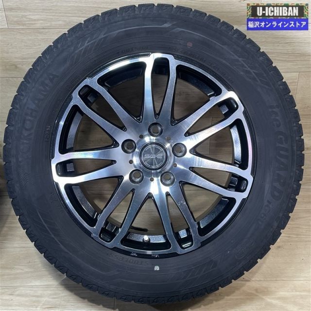 C HR ヴェゼル E 52エルグランド 等 SG 6 5 16 48 H 114 3 ヨコハマ アイスガードiG 60 215 R 16インチ スタッドレス 4本セット 009