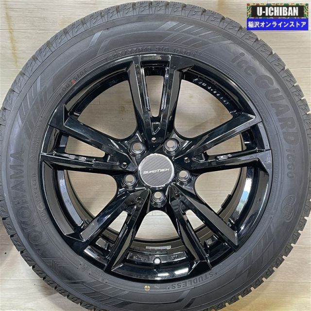 ゴルフ7 等 ユーロテック 6 5 16 48 H 112 バリ溝 ヨコハマ IG 60 205 55 R 16インチ スタッドレス 4本セット 009 k