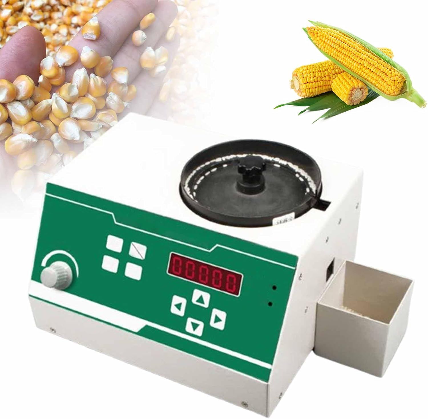 推薦 電気ライスシードカウンター 自動シードカウンターカウントマシン マイクロコンピューター制御 LEDディスプレイ付きの調整 速度 米 小麦 ソルガム トウモロコシ 野菜の種子
