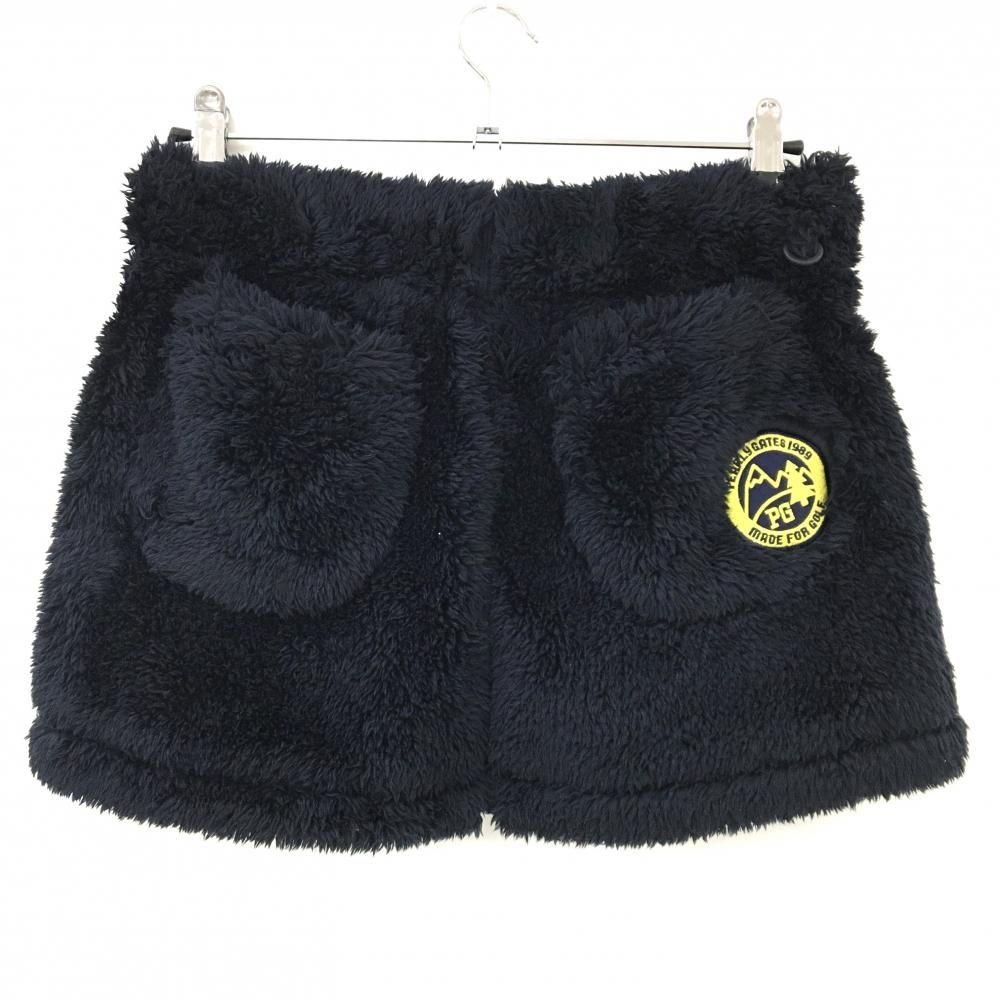 美品】パーリーゲイツ スカート ダークネイビー ウエストゴム 裏地微