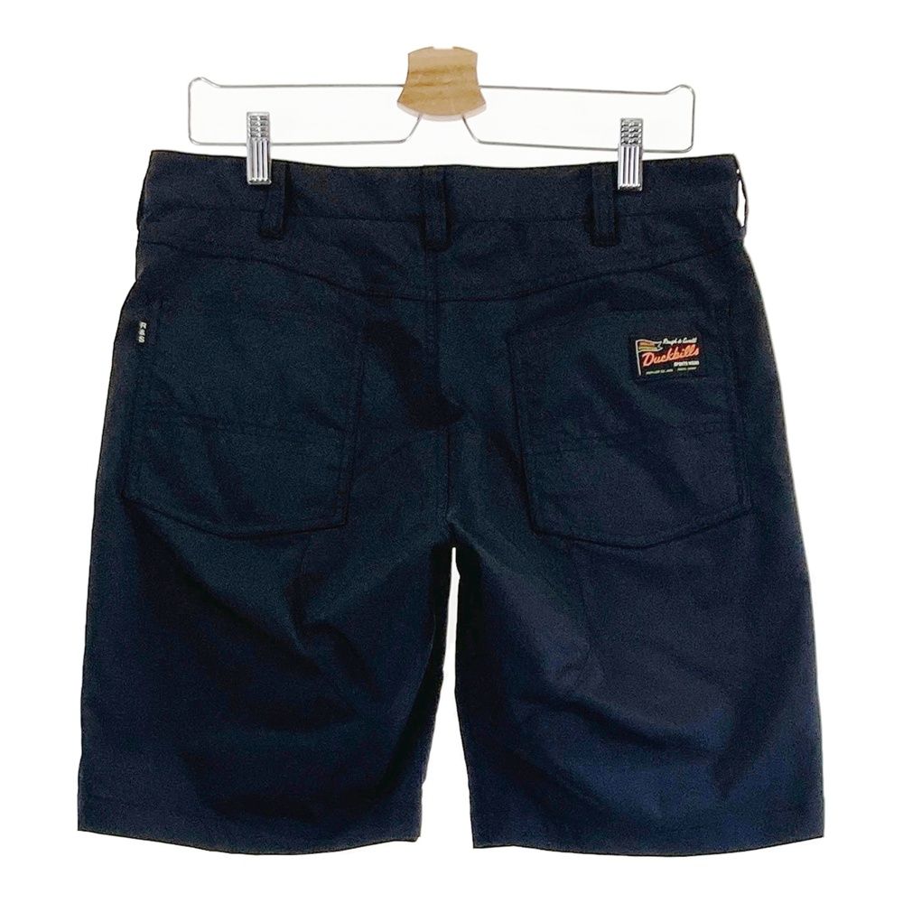 サイズ M ROUGH-SWELL ラフアンドスウェル モデル 裏メッシュ ハーフパンツ ブラック系 ゴルフウェア メンズ ストスト