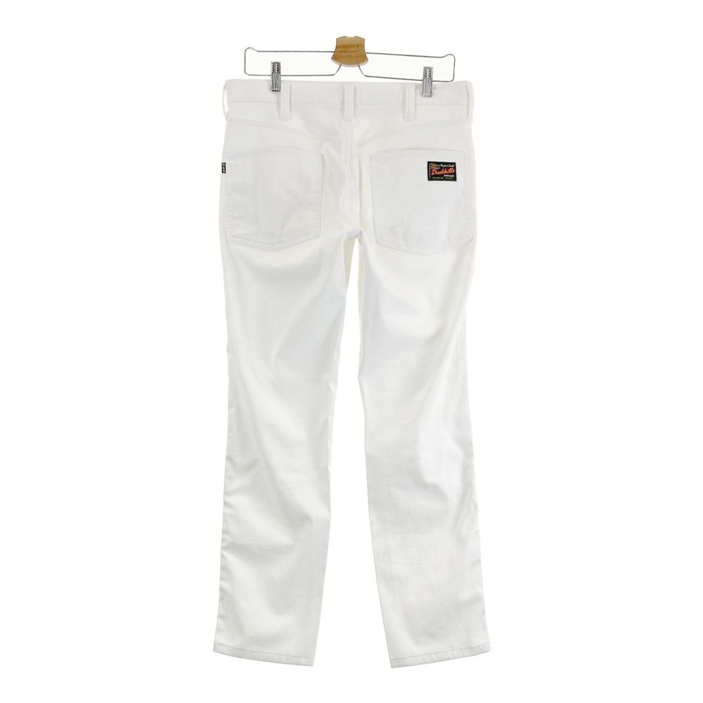 サイズ M ROUGH-SWELL ラフアンドスウェル 2025年モデル ロングパンツ リネン混 ホワイト系 ゴルフウェア メンズ ストスト