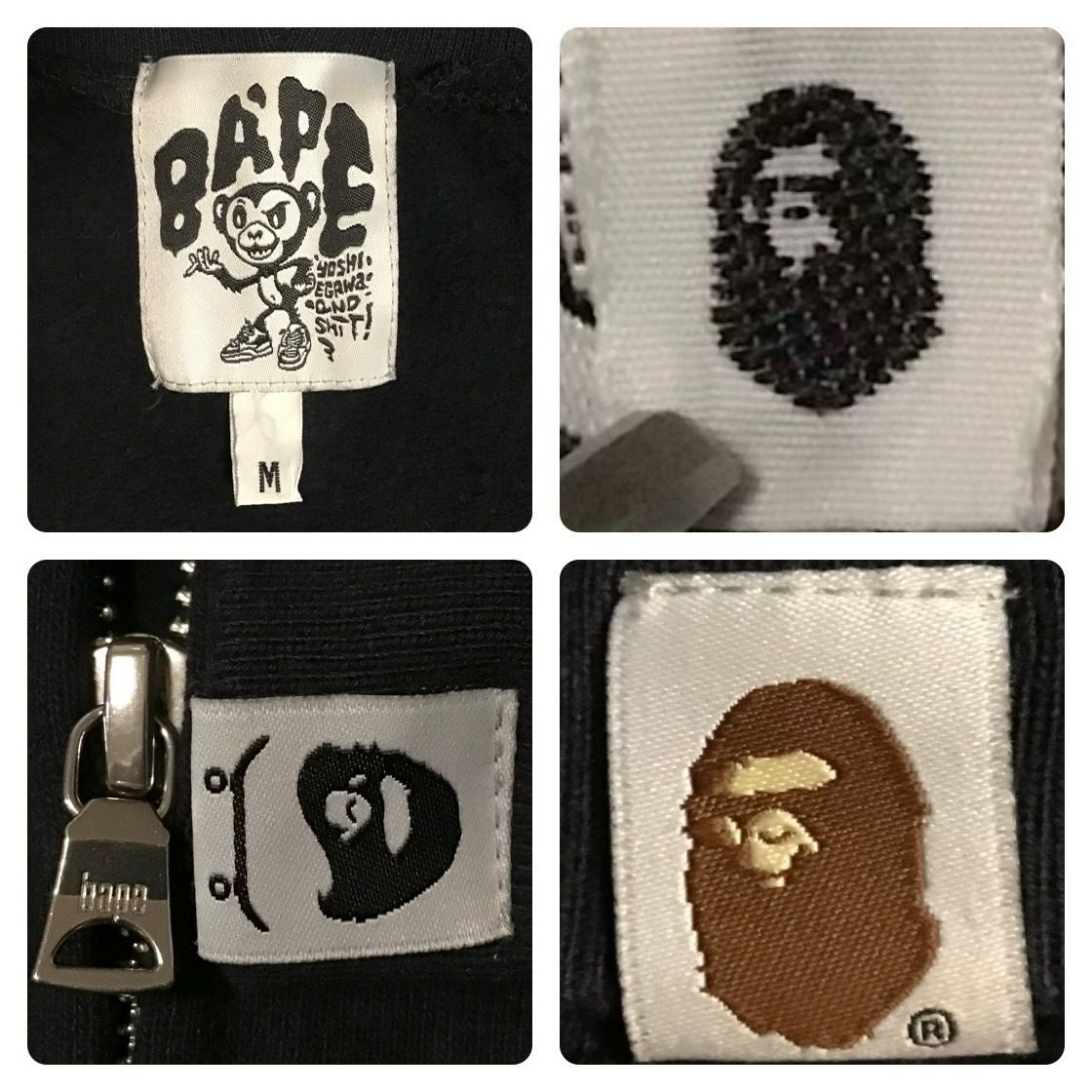 ☆激レア スケシン × YOPPY × BAPE パーカー Mサイズ a bathing ape