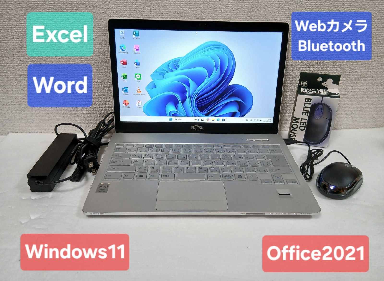 富士通　ノート　Corei3 Windows11 Office2021 富士通（FUJITSU） ノートパソコン 第4世代Corei3/Microsoft Office