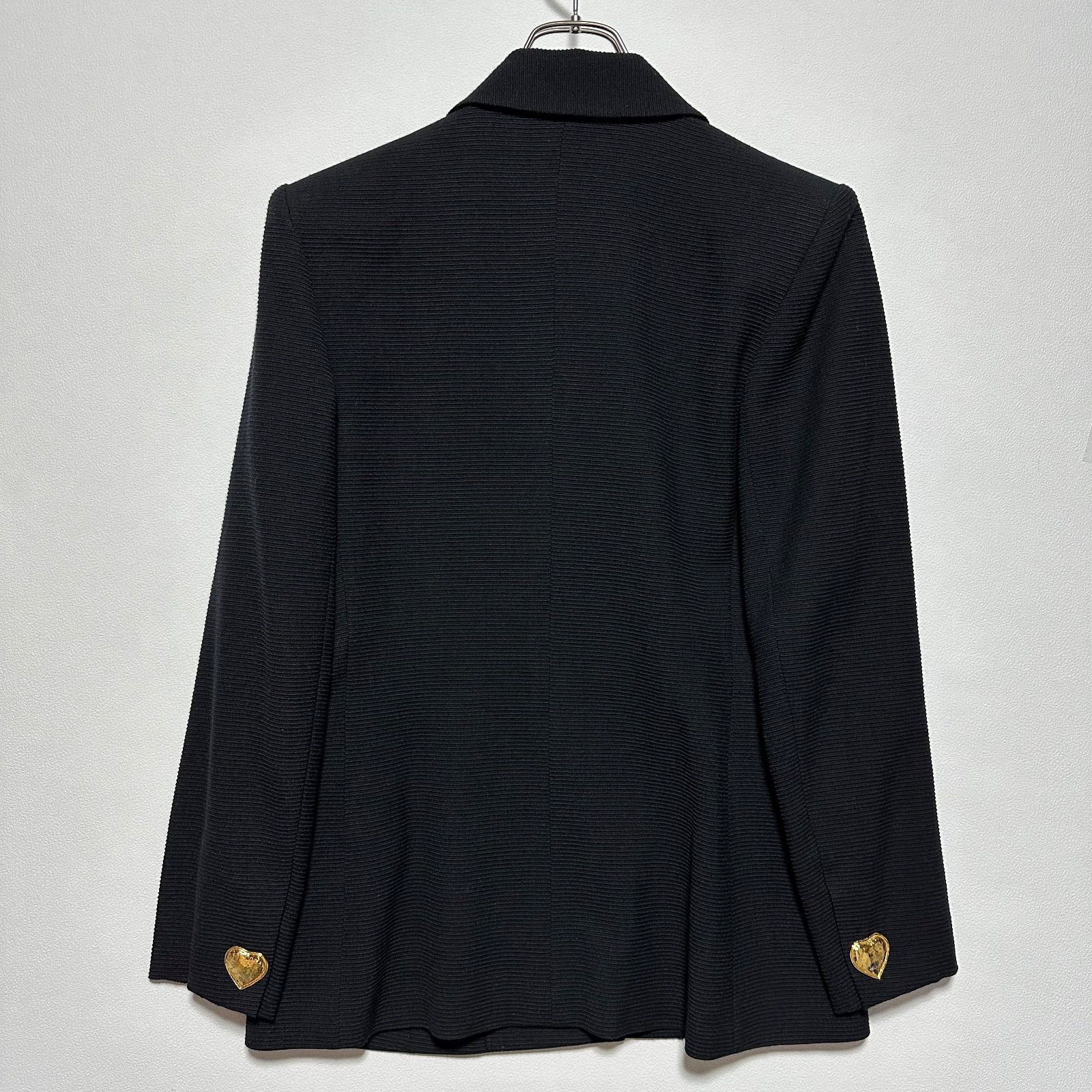 イヴサンローラン YSL テーラードジャケット 11号 L相当 ハートボタン