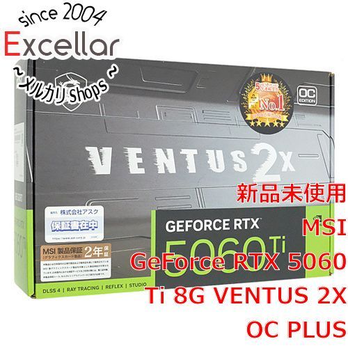 bn 13 MSI製グラボ GeForce RTX 5060 Ti 8 G VENTUS 2 X OC PLUS PCIExp GB