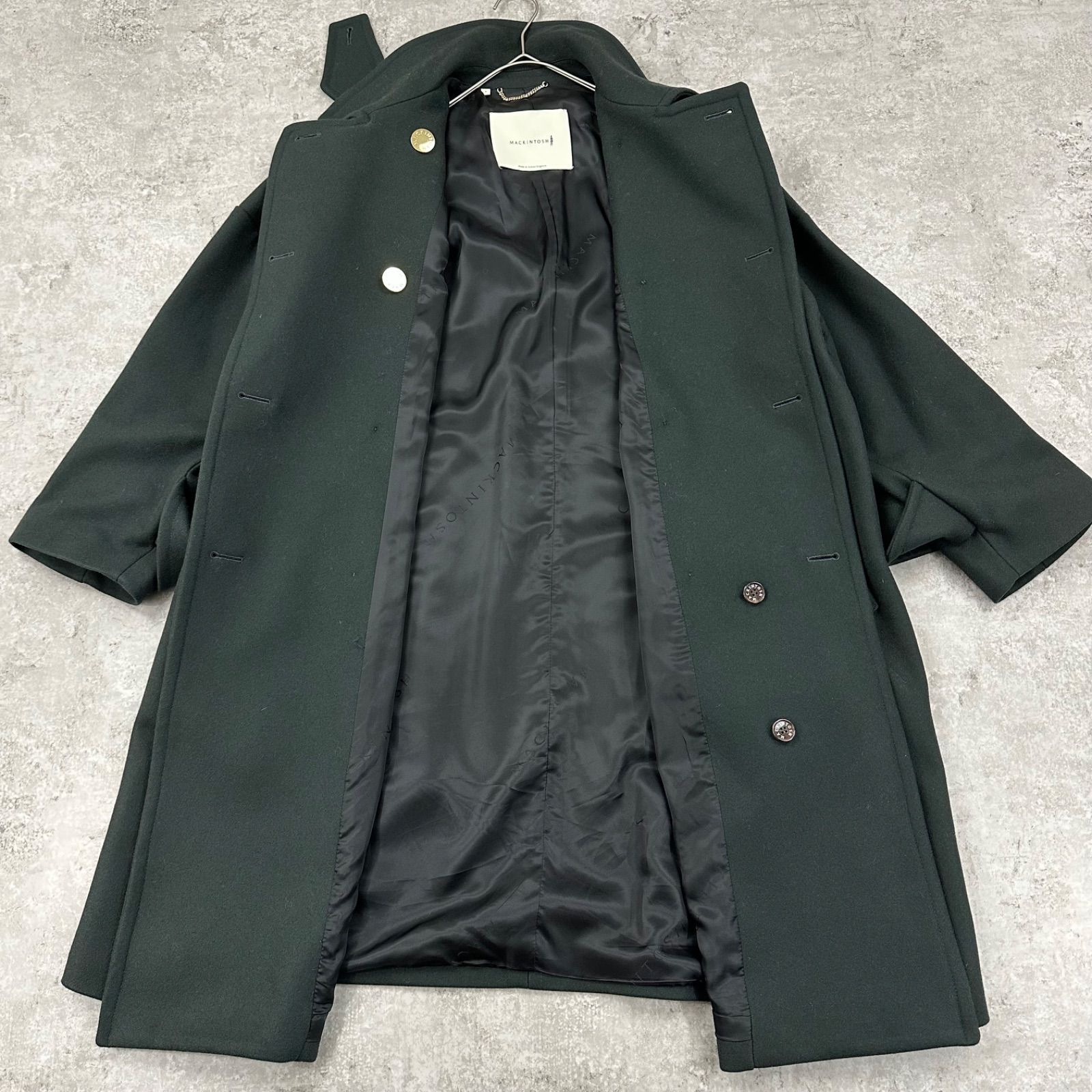 美品】マッキントッシュ HUMBIE DOUBLE 金ボタン ハンビーコート