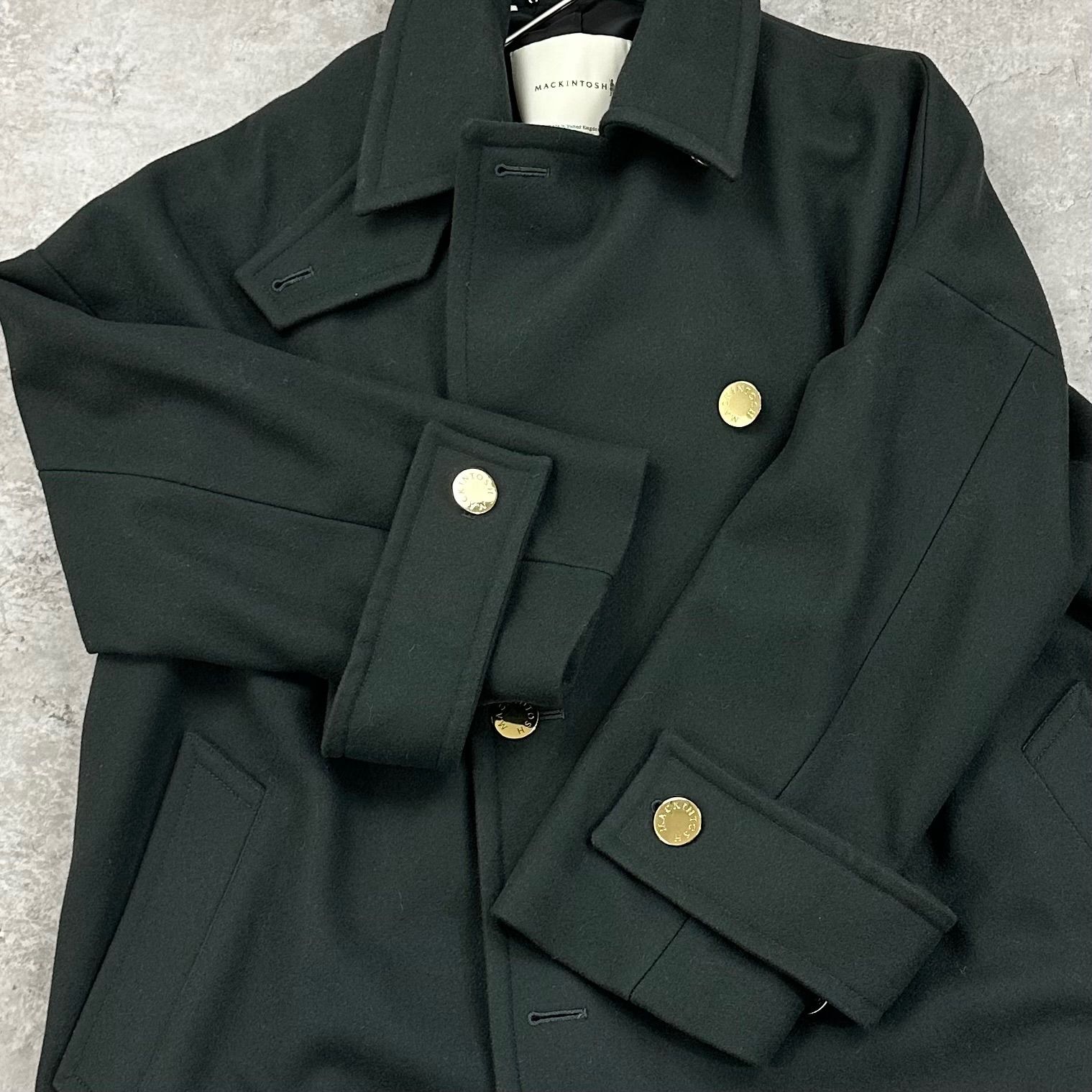 美品】マッキントッシュ HUMBIE DOUBLE 金ボタン ハンビーコート 